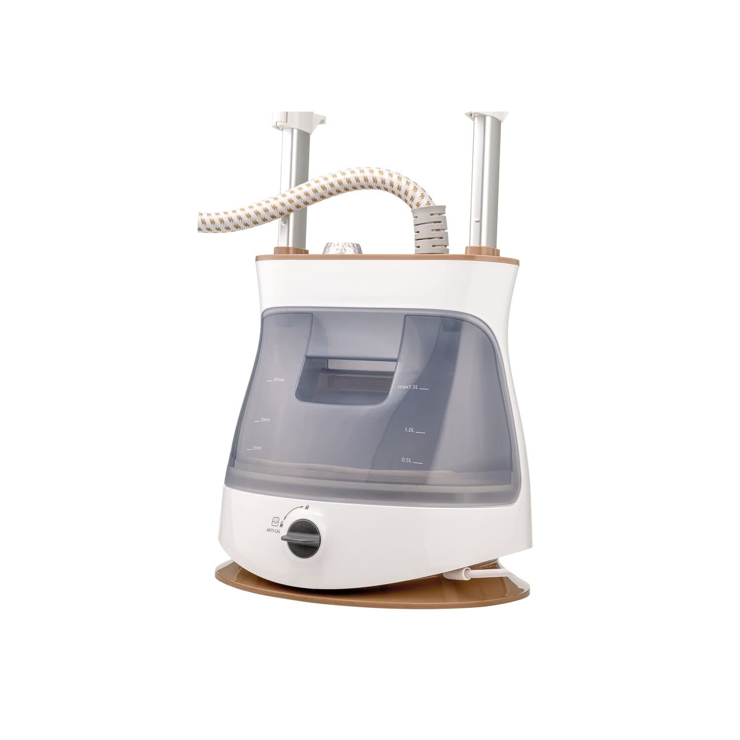 Black & Decker 2400W 1.5L Upright Garment Steamer 35gm/min Steam, With Adjustable Double Poles Rotary Wheels مكواة بخار عمودية للملابس 2400 واط و1.5 لتر مع بخار 35 جرام/دقيقة من بلاك + ديكر، مزودة بعجلات دوارة Black & Decker 2400W 1.5L Upright Garment Steamer 35gm/min Steam, With Adjustable Double Poles Rotary Wheels مكواة بخار عمودية للملابس 2400 واط و1.5 لتر مع بخار 35 جرام/دقيقة من بلاك + ديكر، مزودة بعجلات دوارة